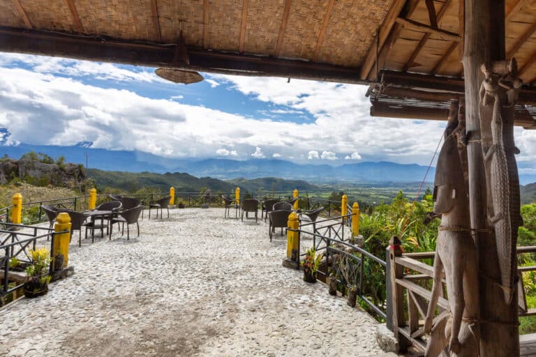 Die große Aussichtsterrasse